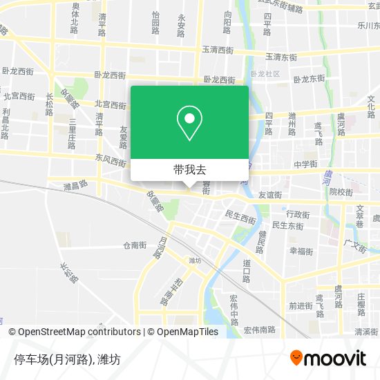 停车场(月河路)地图