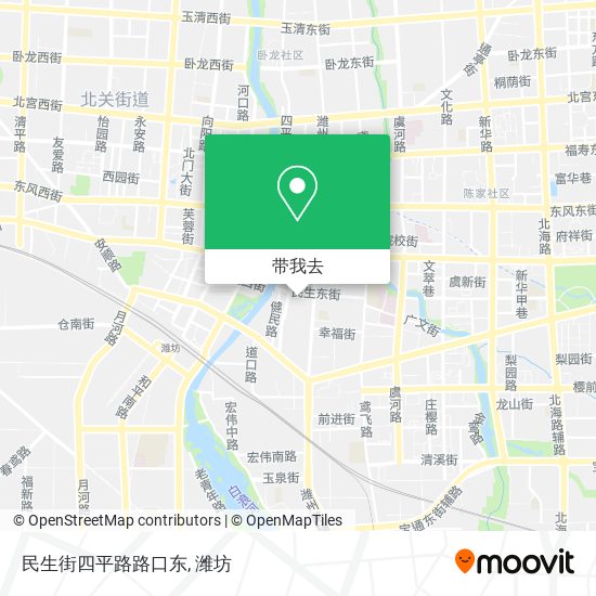 民生街四平路路口东地图