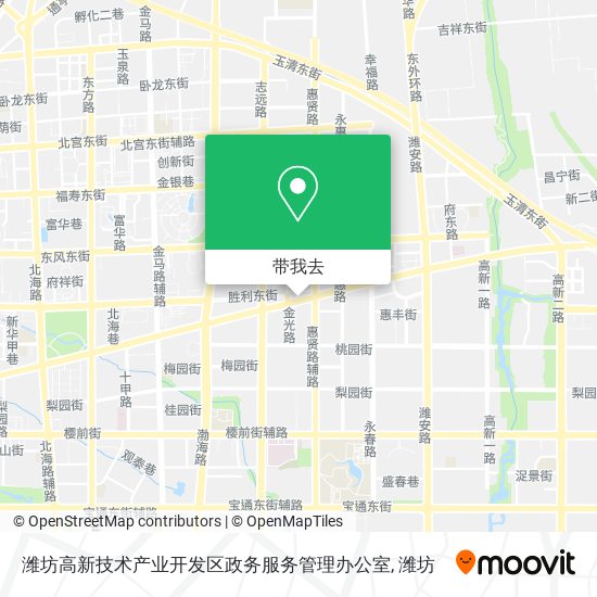 潍坊高新技术产业开发区政务服务管理办公室地图