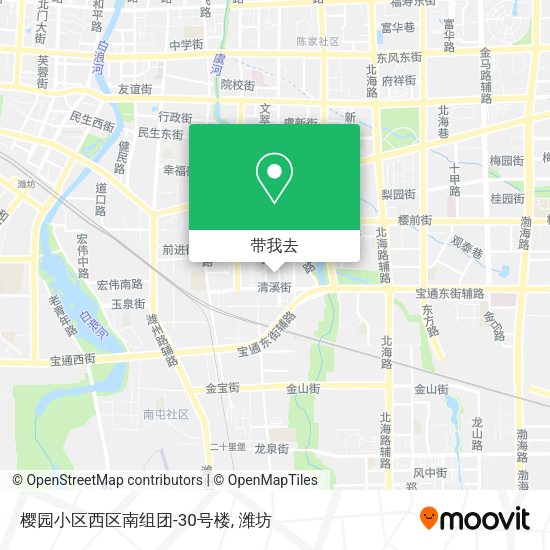 樱园小区西区南组团-30号楼地图