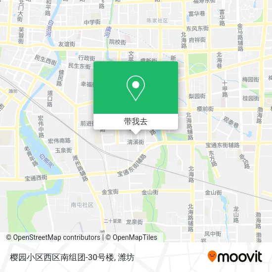 樱园小区西区南组团-30号楼地图