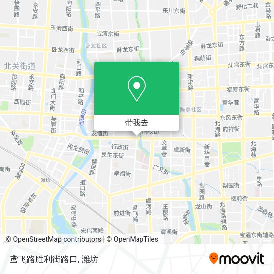 鸢飞路胜利街路口地图