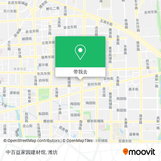 中百益家园建材馆地图