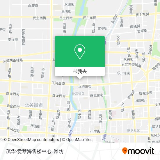 茂华·爱琴海售楼中心地图