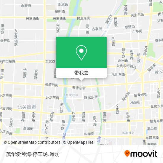 茂华爱琴海-停车场地图