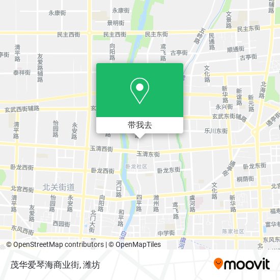 茂华爱琴海商业街地图