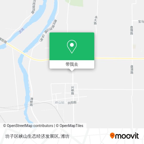 坊子区峡山生态经济发展区地图