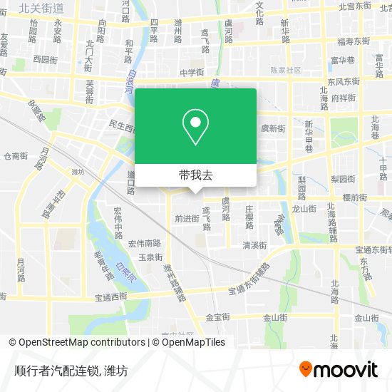 顺行者汽配连锁地图