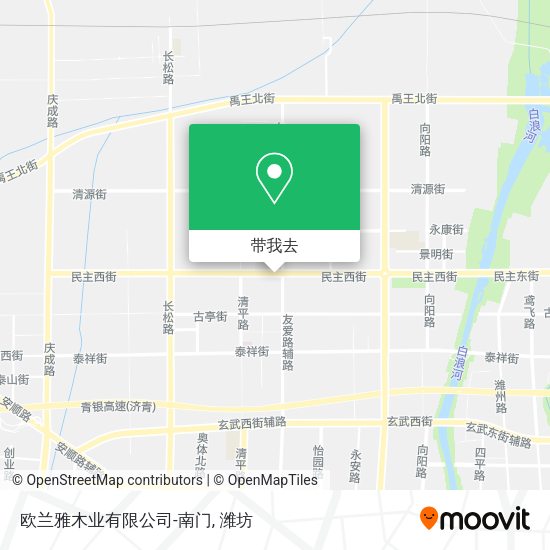 欧兰雅木业有限公司-南门地图