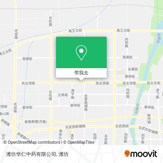潍坊华仁中药有限公司地图