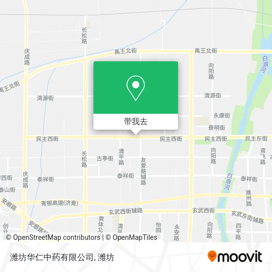 潍坊华仁中药有限公司地图