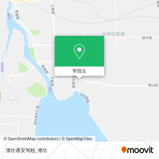 潍坊通安驾校地图