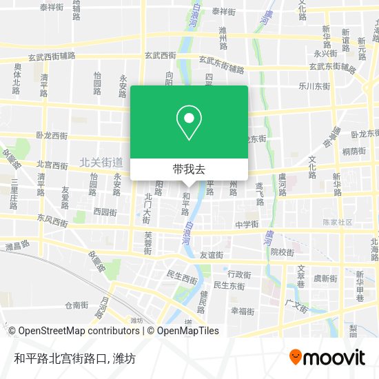 和平路北宫街路口地图