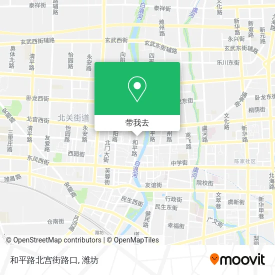 和平路北宫街路口地图