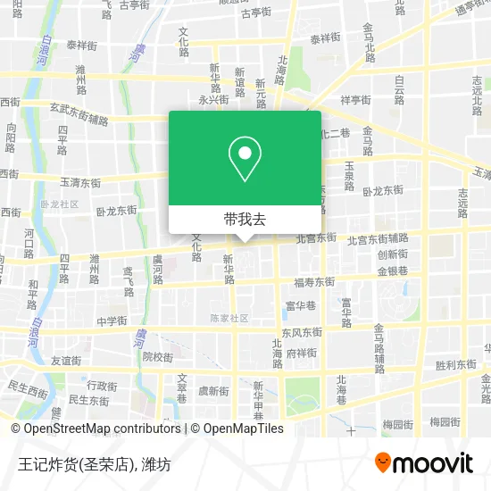 王记炸货(圣荣店)地图
