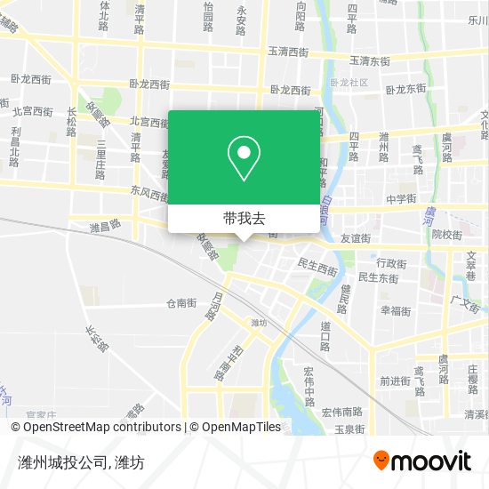 潍州城投公司地图