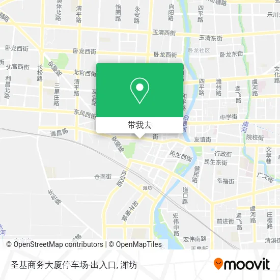圣基商务大厦停车场-出入口地图