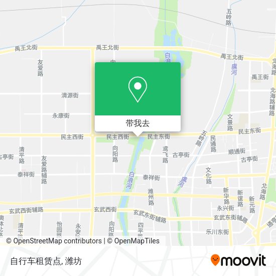 自行车租赁点地图