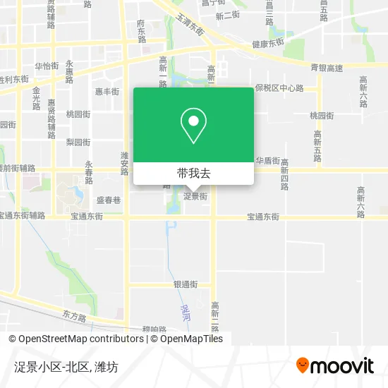 浞景小区-北区地图