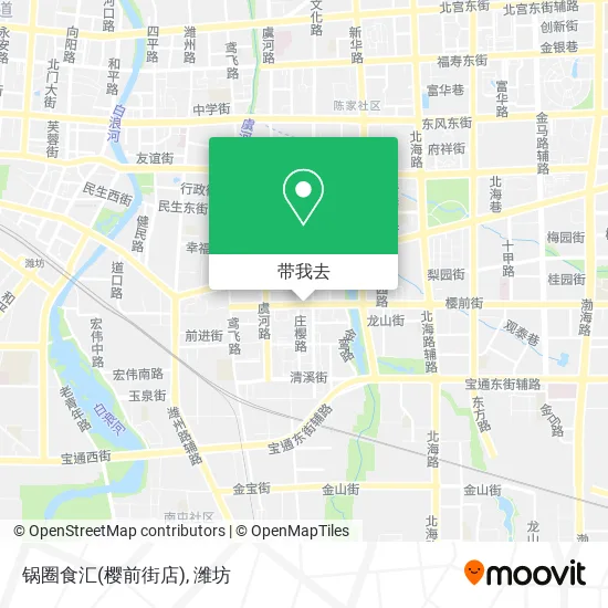 锅圈食汇(樱前街店)地图