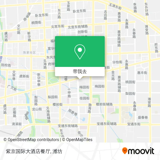 紫京国际大酒店餐厅地图