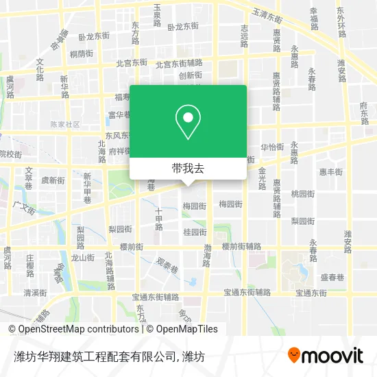 潍坊华翔建筑工程配套有限公司地图