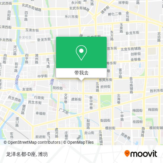 龙泽名都-D座地图