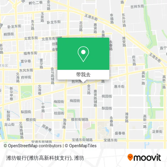 潍坊银行(潍坊高新科技支行)地图