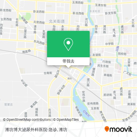 潍坊博大泌尿外科医院-急诊地图