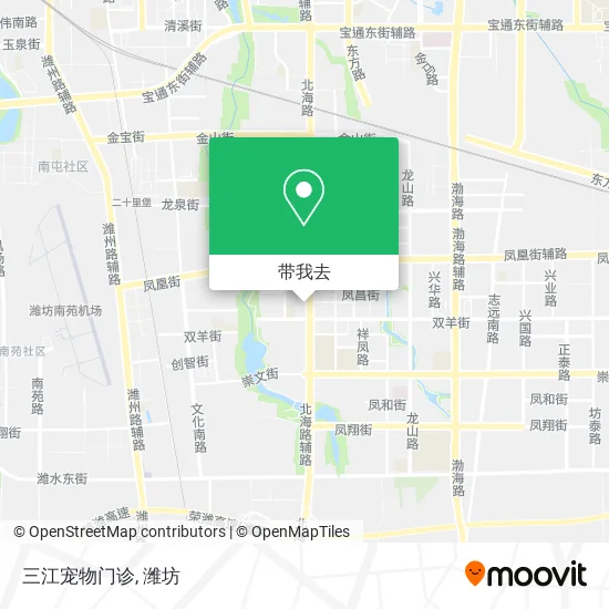 三江宠物门诊地图