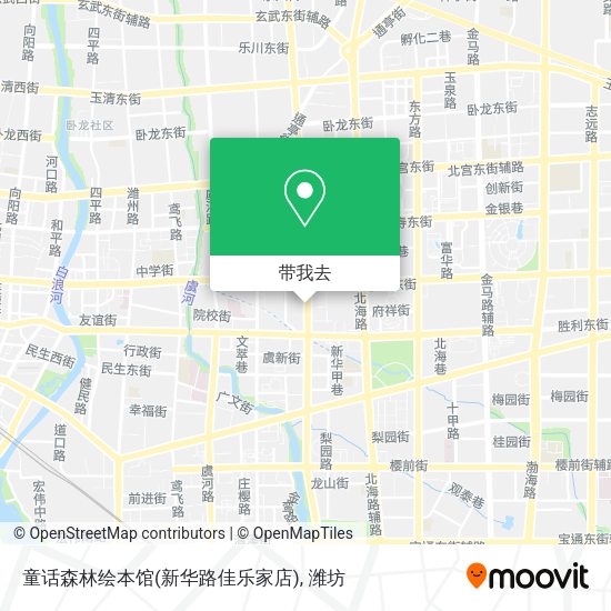 童话森林绘本馆(新华路佳乐家店)地图