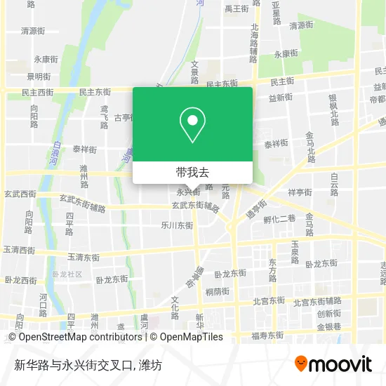 新华路与永兴街交叉口地图