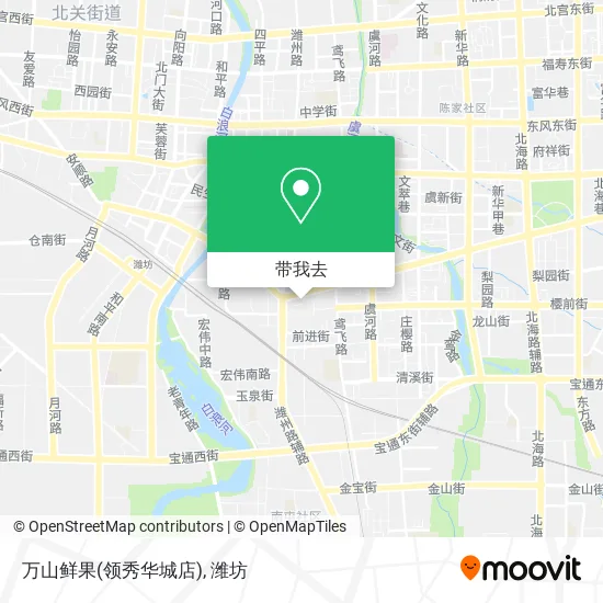 万山鲜果(领秀华城店)地图