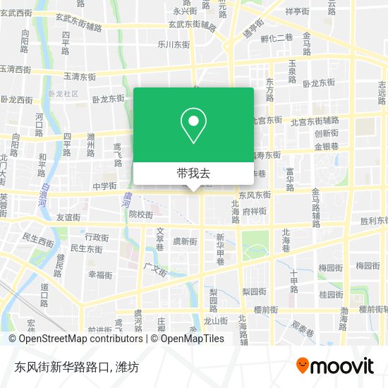 东风街新华路路口地图