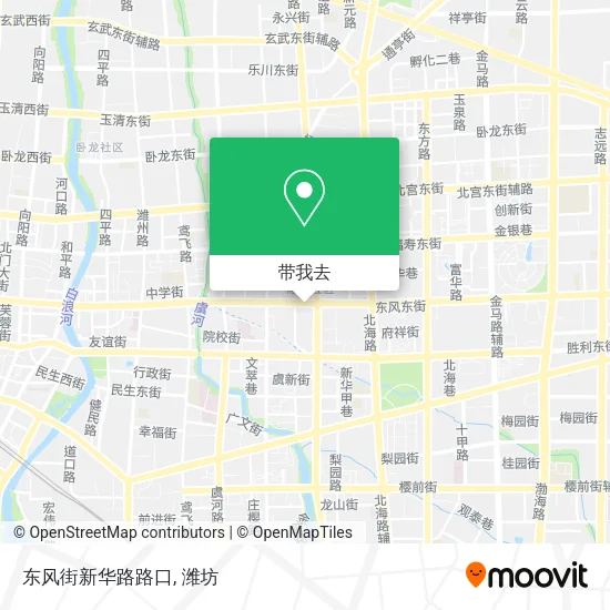 东风街新华路路口地图