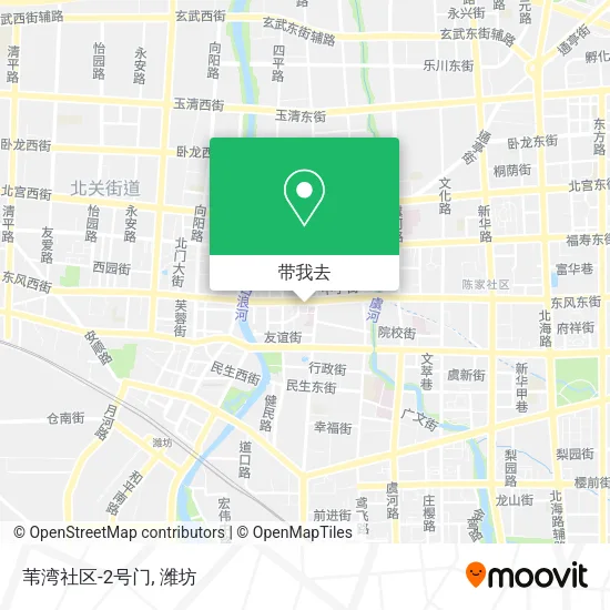 苇湾社区-2号门地图
