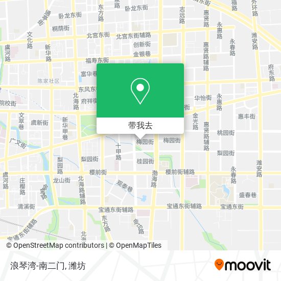 浪琴湾-南二门地图