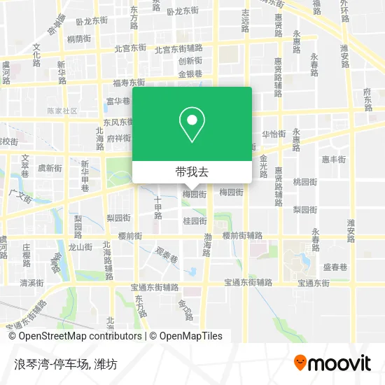 浪琴湾-停车场地图