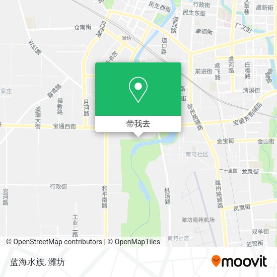 蓝海水族地图