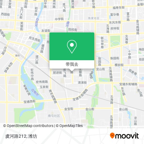 虞河路212地图