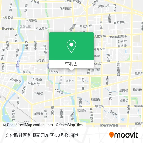 文化路社区和顺家园东区-30号楼地图