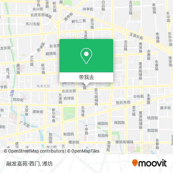 融发嘉苑-西门地图