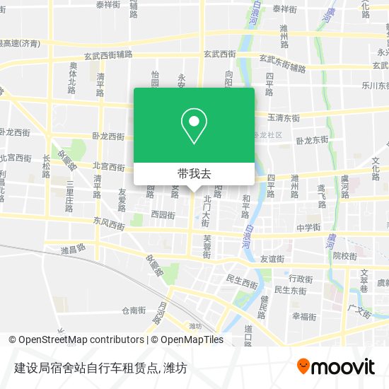 建设局宿舍站自行车租赁点地图