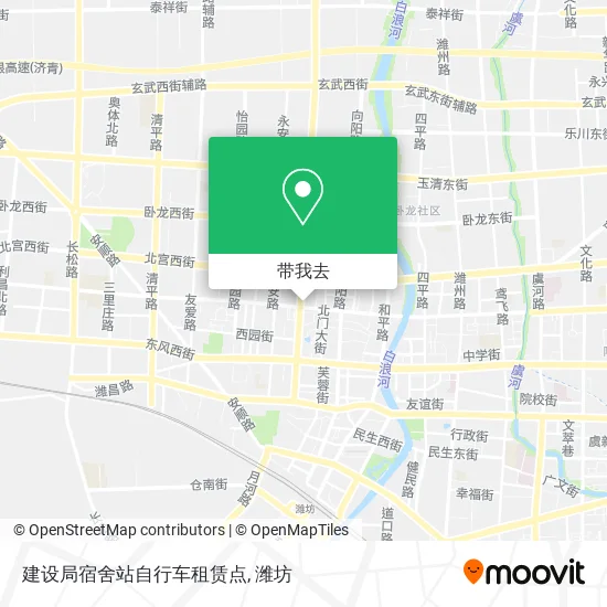 建设局宿舍站自行车租赁点地图