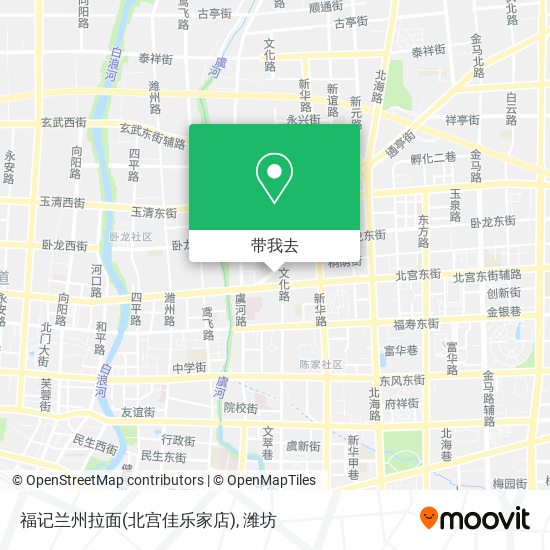 福记兰州拉面(北宫佳乐家店)地图