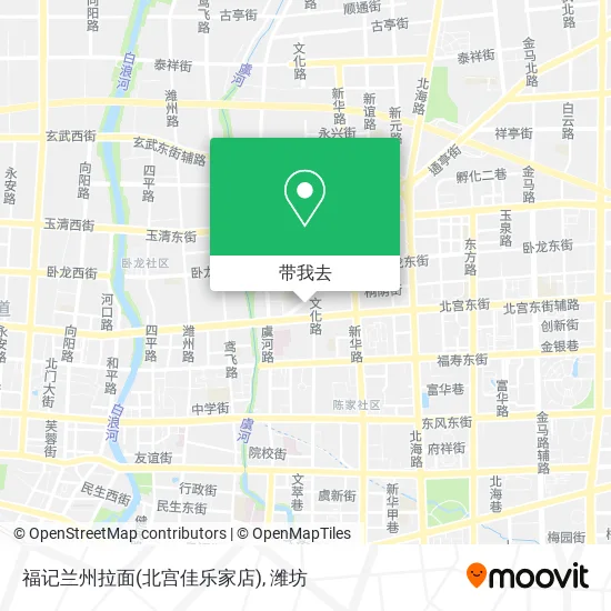 福记兰州拉面(北宫佳乐家店)地图