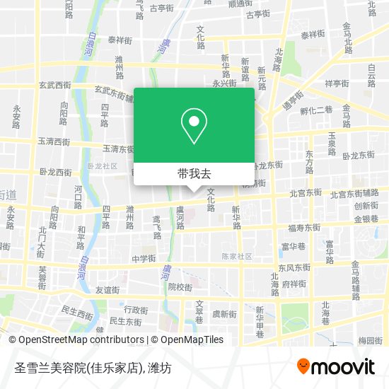 圣雪兰美容院(佳乐家店)地图