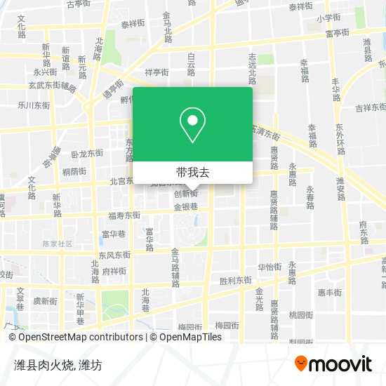 潍县肉火烧地图