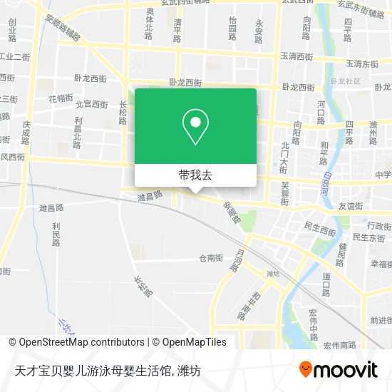 天才宝贝婴儿游泳母婴生活馆地图