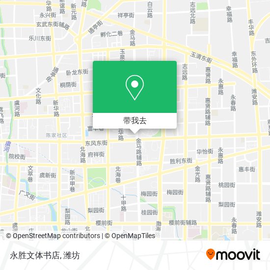 永胜文体书店地图